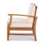 Fauteuil droit, crème-454884970