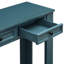 Console rectangulaire en bleu foncé: option de décoration de salon avec plateau bleu: pour la décoration du vestibule