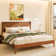 Solid Wood Bed Frame with Headboard,  800lbs Capacity Scandinavian Platform Bed 5 Years Warranty, Non-Slip and Noise-Free