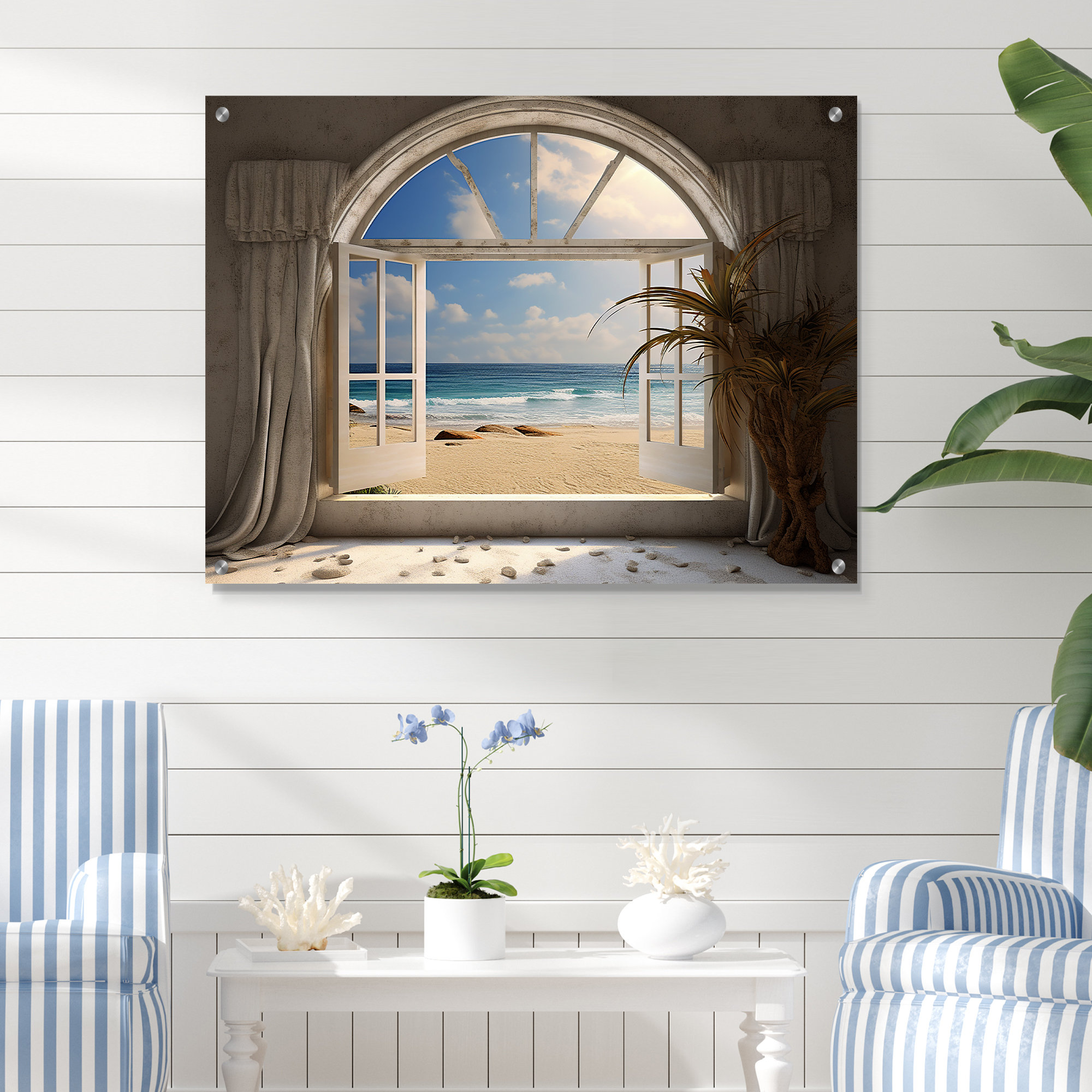 Oceanview Coastal Forest Decor