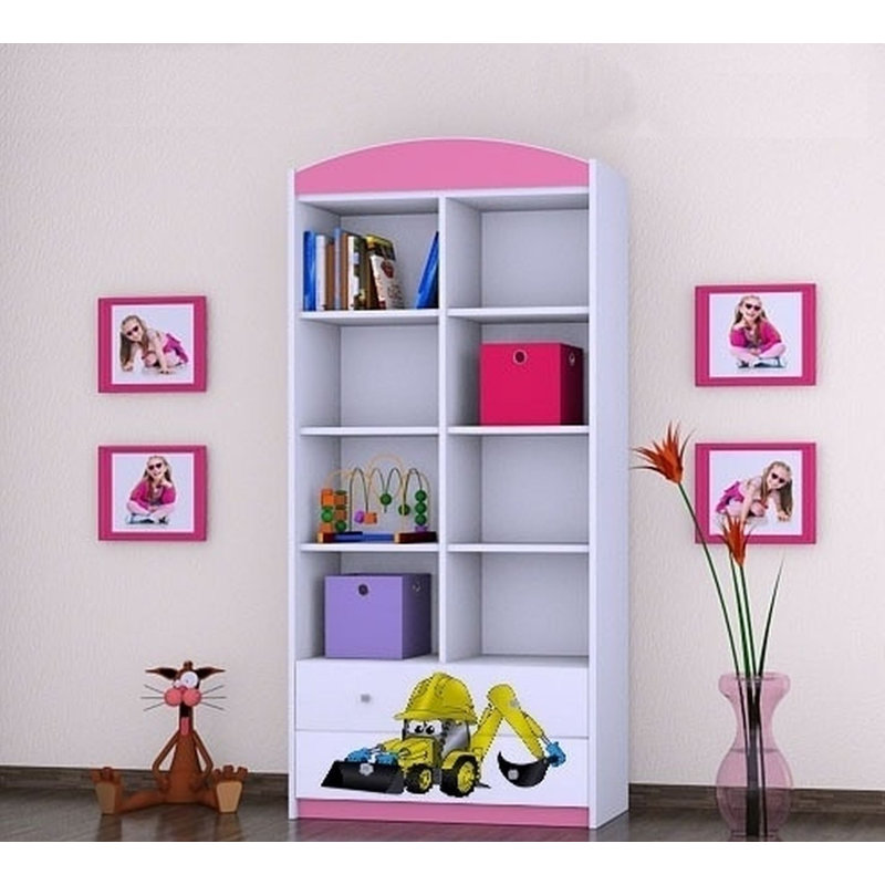 Kiera 183cm H X 88cm W Kids Cube, Pink