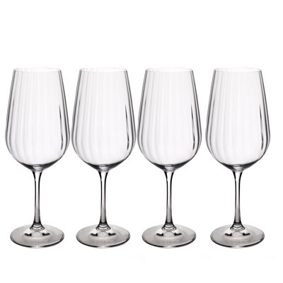 Mikasa Treviso Crystal Red Wine Glasses, 600ml