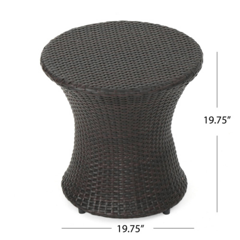 Table d'appoint convenant aux moments décontractés de la cour et aux essentiels pour l'extérieur