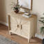 Buffet Mid-Century avec crédence et tablettes réglables-129460234