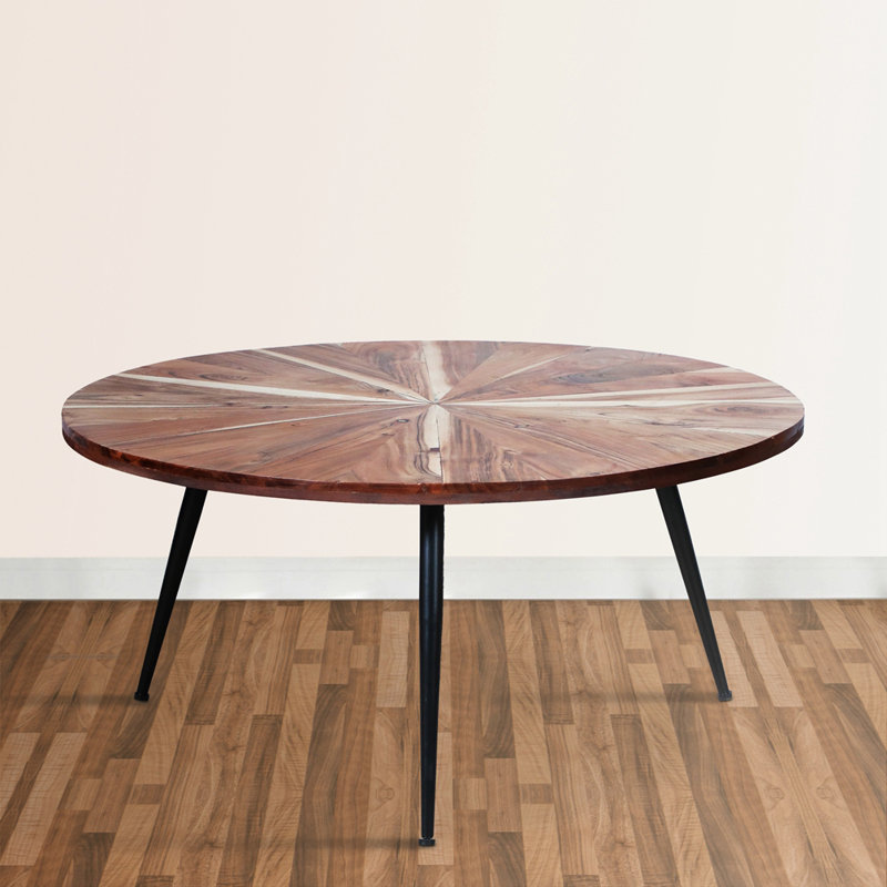 Delguidice Solid Wood Top Single Coffee Table