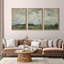 Rural Landscape " Countryside Serenity Impressionistic Rural Landscape Illustration Modern Decor Relax Calm Chic " 3 - Pieces-98697324-98697322