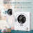 Simzlife 1.5 Cubic Feet High Efficiency Electric Stackable Dryer with Steam Dry