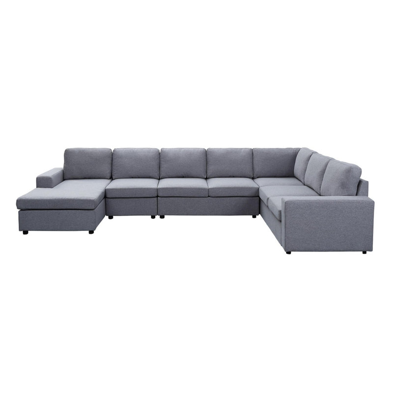 Canapé modulaire réversible 7 places Linen