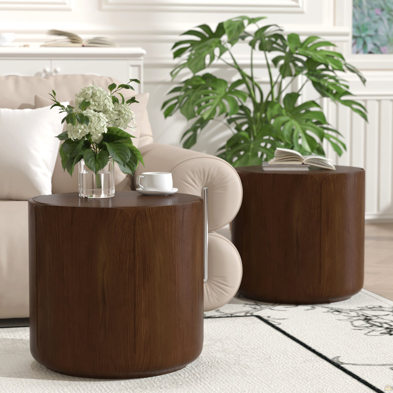 Ensemble de tables d'appoint 19,29 po H, Brun