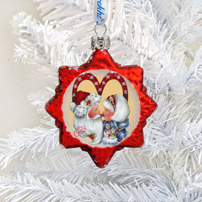 Keepsake 3'' Handmade Glass Holiday Shaped Ornament