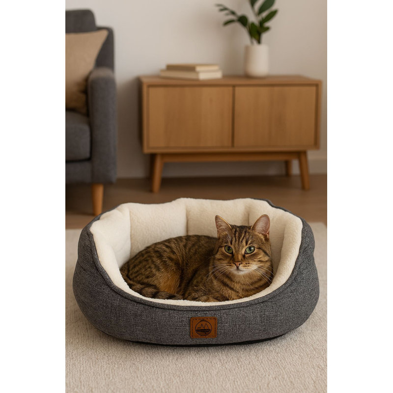Lit pour animal de compagnie, Jaune, L 31,5 po x l 27,6 po