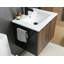 Ensemble de meuble-lavabo mural 24 po avec porte-serviettes flottant-122274451
