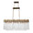 Matrix Linear Pendant - 13"D x 48.25"W x 31.5"H - Havana Gold-1172175332-1180112214