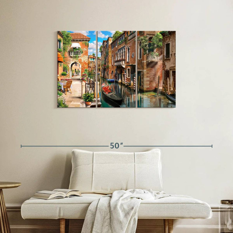 Mehar Venice Canal House, H 24 po x l 38 po