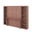 Grand lit escamotable avec bureau et bibliothèque-1205060269