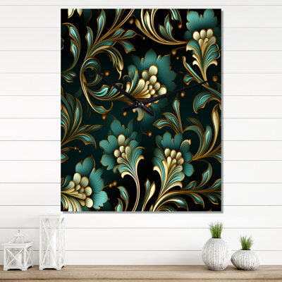 Jaquisha - Horloge murale florale