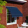 Retractable Window Awning with Adjustable Canopy Angle, Aluminum Frame