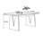Retro rectangular household dining table-757167719