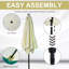 Brisamar 270cm Tilt Market Parasol-1206544139