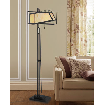 Walton Bay 63.5'' Black Traditional Floor Lamp