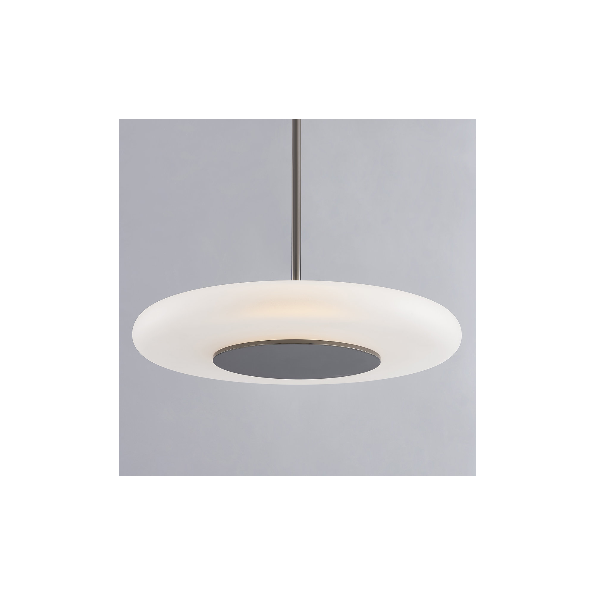 Blyford Pendant by PEMBROOKE & IVES, Black Nickel, 7.75" H x 20.75" W x 20.75" D