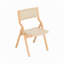 Ensemble de chaises pliantes en bois massif l 17 po x P 17 po x H 34 po Farini-129875062