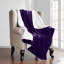 Kaylie Soft Sherpa Fleece Fur Thick Dual Sided Reversible Blanket Throw-113339590-113728295