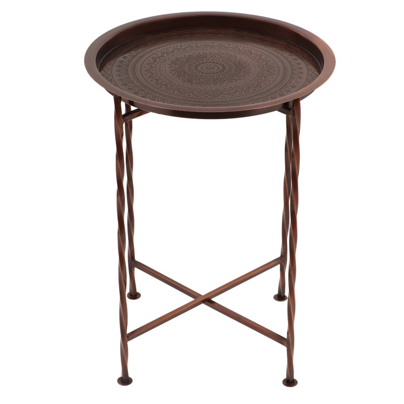 Table de bout Jordana, Cuivre antique