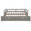 Lit de jour moderne extensible avec couchette-1093396445
