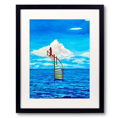Out of the Blue Framed Print