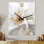 Horloge murale abstraite en métal Fractal-111742633