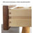 American Solid Wood Retro Storage Bookshelf