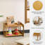 Étagère de rangement pour jouets en bois massif Montessori