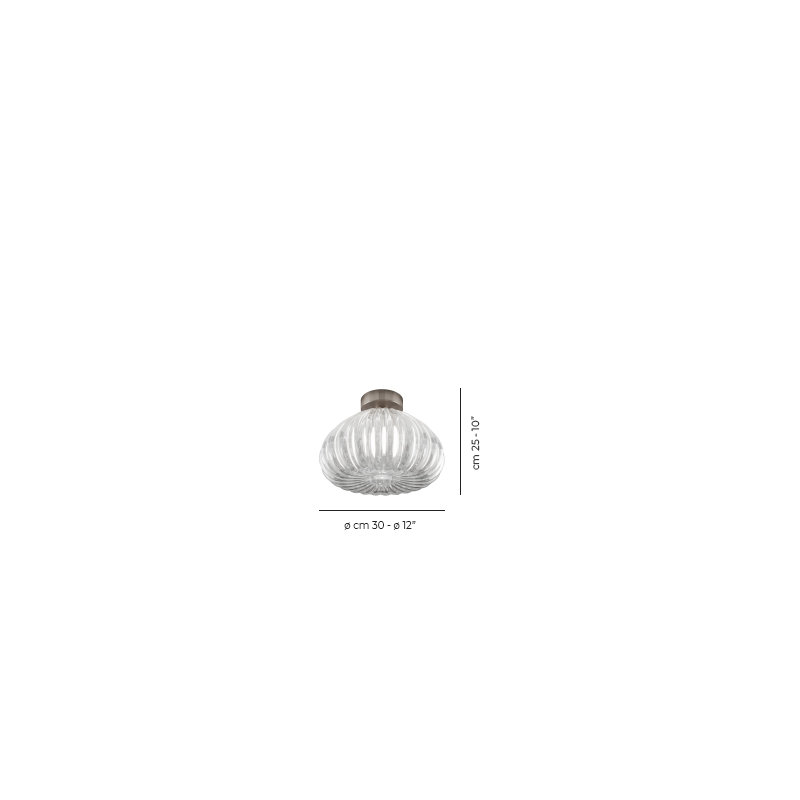 Diamante Ceiling Lamp G Crystal Satin Nickel E26 Ul, Crystal
