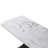 Jameer 31.5'' W Modern Square Dining Table, Stretchable-915073294-915073293