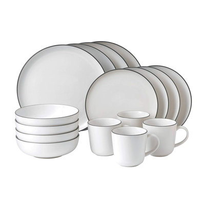 Bread Street Kitchen Piece Stoneware Dinnerware Set - Service for 4