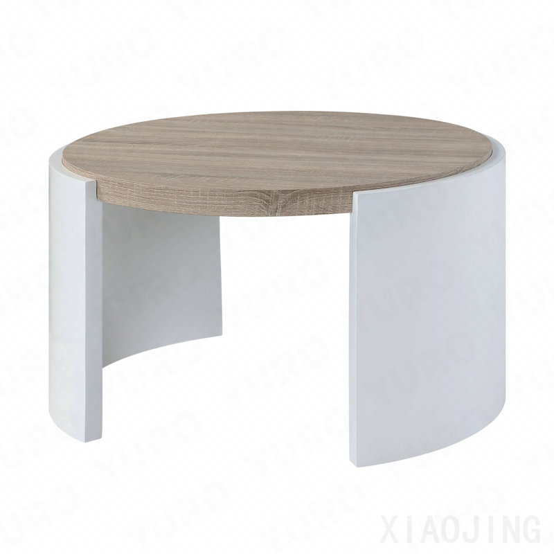 Table de bout en chêne avec plateau lustré, 18" H x 33" L x 33" W