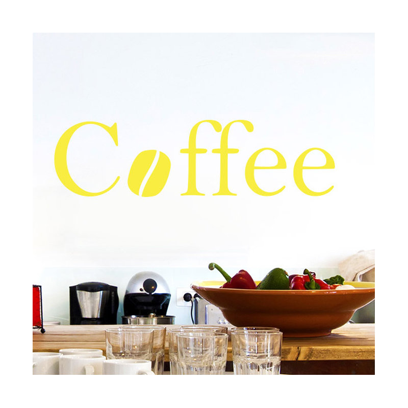 Wall Decal, Large, Bright Yellow
