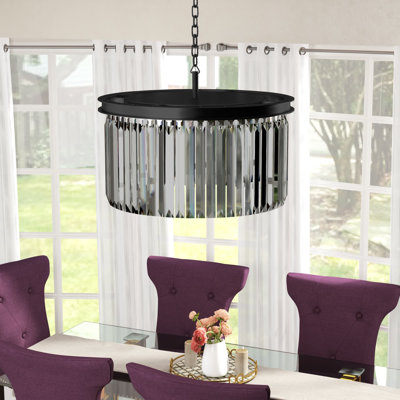 Lustre en cristal 8 lumières Yazmin