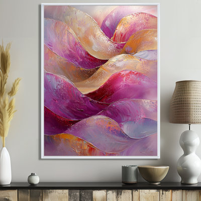Spraggins abstraite lavande tranquillité équilibre III - art mural moderne sur toile