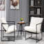 Fauteuil d'appoint élégant en velours moderne-1104480581