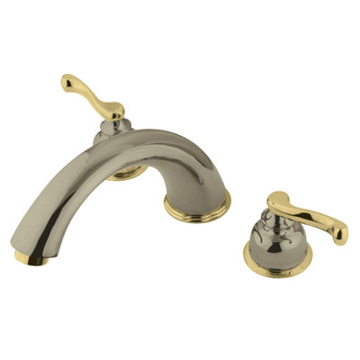 Robinet de baignoire romaine à 3 poignées et 3 poignées Kingston Brass