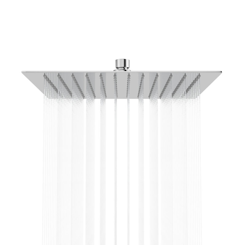 Rain Rain Shower Head 1.8 GPM GPM, Chrome