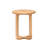Carya Solid Wood End Table with Scalloped Edges-1868728638