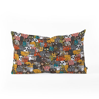 Sharon Turner Plushies Oblong Lumbar Pillow