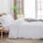 BESTOUCH Duvet Cover Set 100% Washed Cotton Linen Feel Lightweight-115115464-114986035