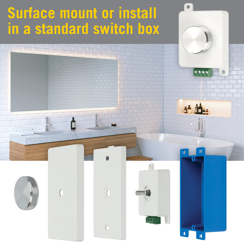 ProLine Rotary Knob LED Strip Light Dimmer