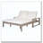 Outdoor Double Lounge Chair with 5-Position Adjustable Backrest-1672858203