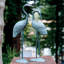 Love Cranes Pair Garden Sculpture