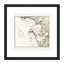 Map Antique Rosser 1869 Cadiz Spain Historic Replica - Single Picture Frame Painting